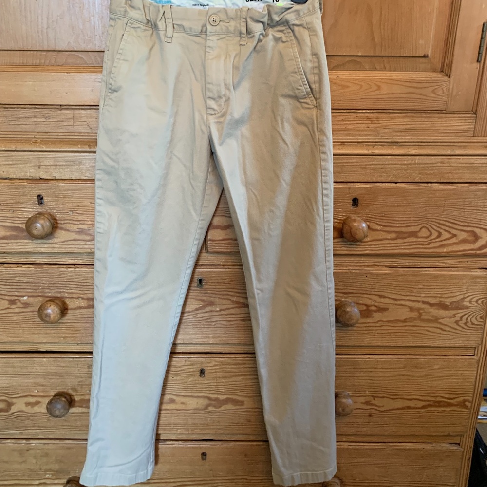 Crewcuts Boys' Stretch Chino Pant in British Khaki